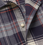 De Bonne Facture - Checked Cotton Shirt - Blue