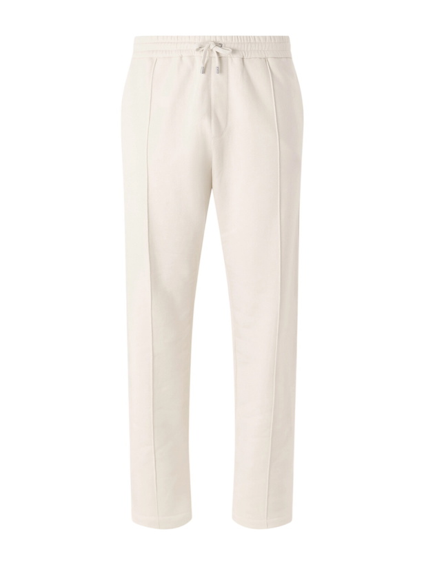 Photo: Ralph Lauren Purple label - Cotton and Cashmere-Blend Drawstring Sweatpants - White