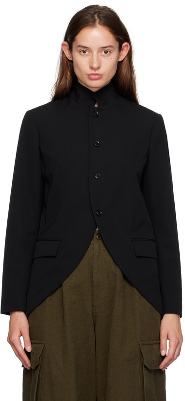 Photo: Y's Black High Twisted Jacket