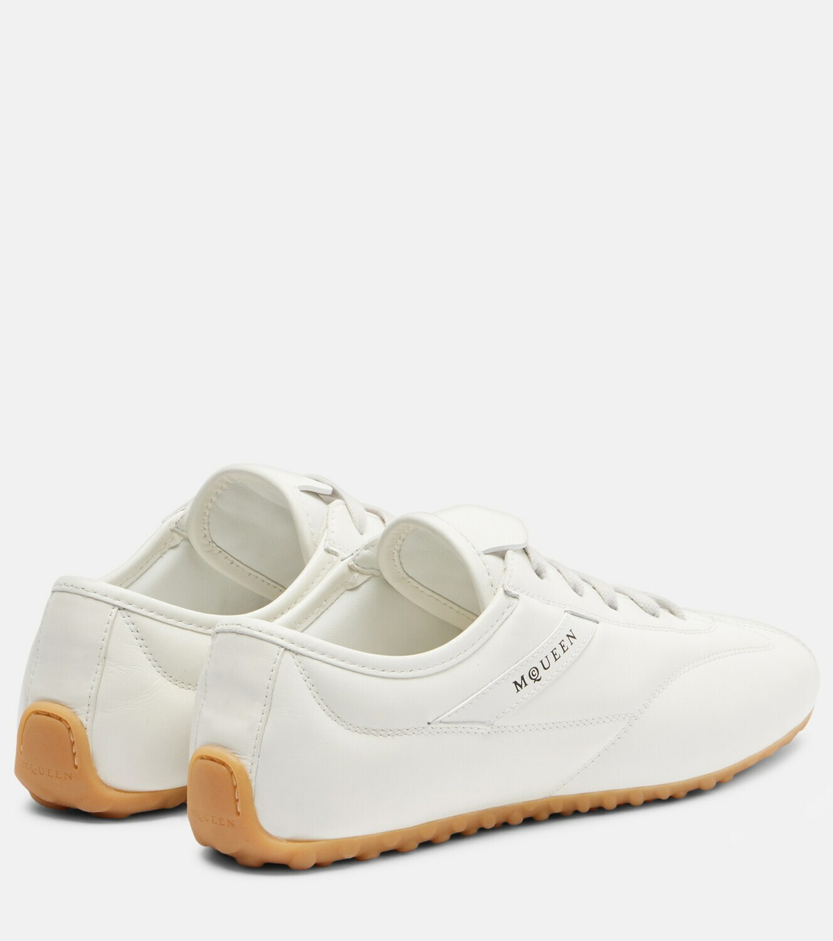 McQueen Boxe leather sneakers