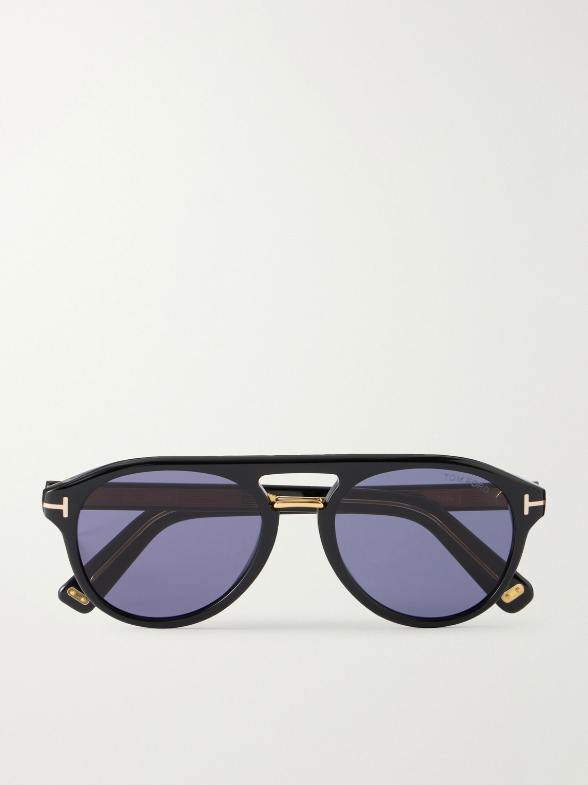 TOM FORD - Icon Aviator-Style Acetate Sunglasses - Blue