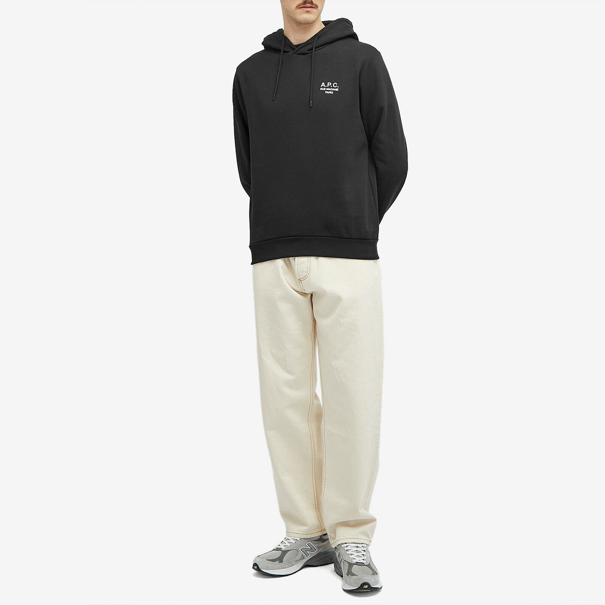 A.P.C. アーペーセー / Rue Madame Logo Hoodie A.P.C. A.P.C. Rue Madame Logo Hoodie | REVERSIBLE