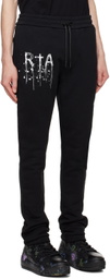 RTA Black Owen Sweatpants