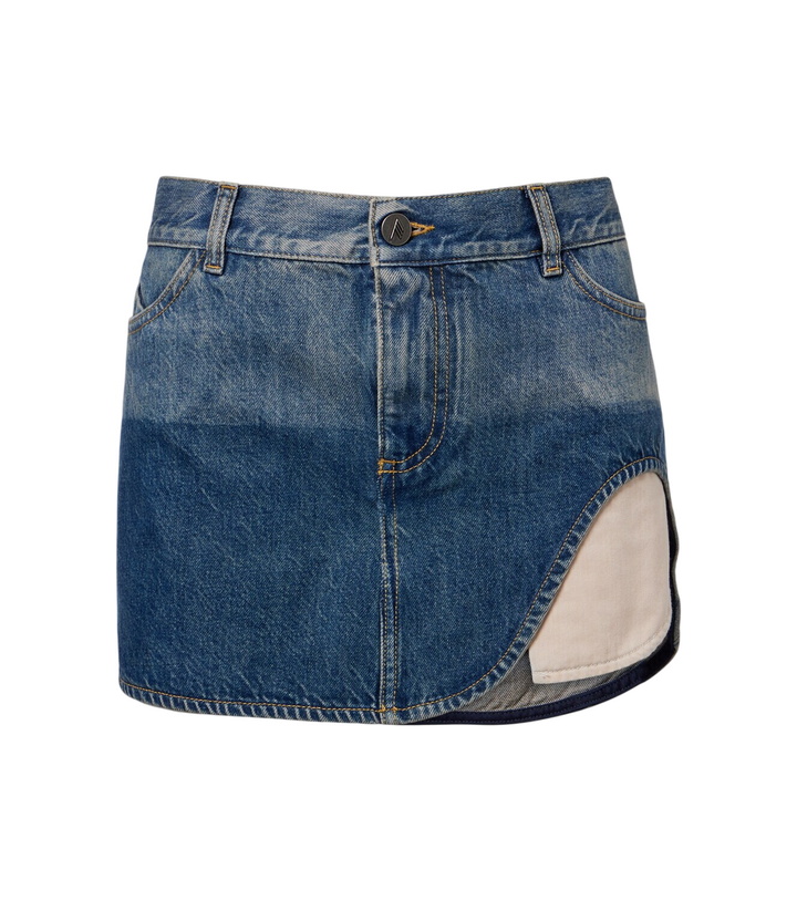 Photo: The Attico Denim miniskirt