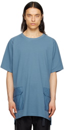 Y-3 Blue Cargo Pocket T-Shirt