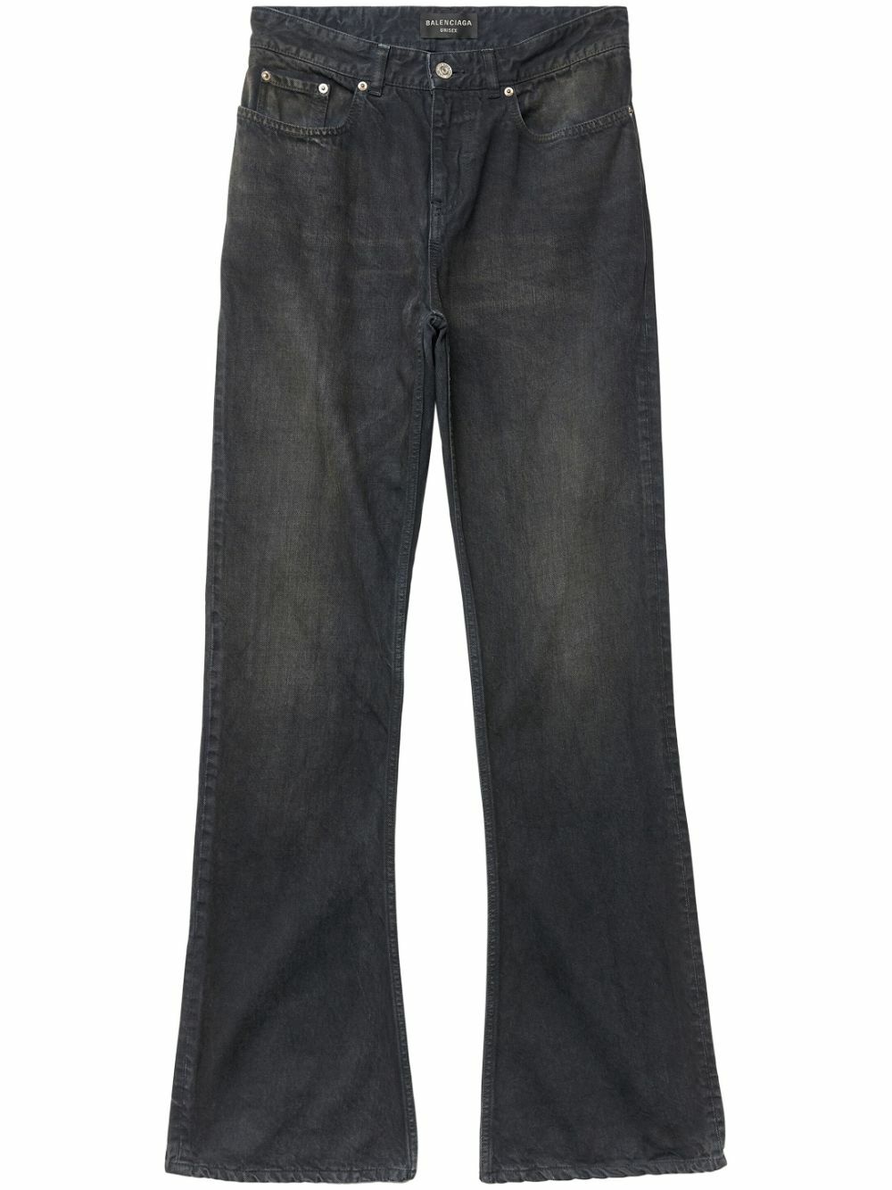 BALENCIAGA - Organic Cotton Bootcut Denim Jeans Balenciaga