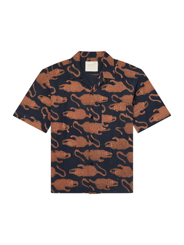 Photo: Kardo - Ronen Printed Cotton Shirt - Black