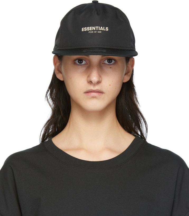 Photo: Fear of God ESSENTIALS Black New Era Edition Retro Crown 9Fifty Cap