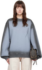Y/Project Blue Pinched Logo Sweatshirt