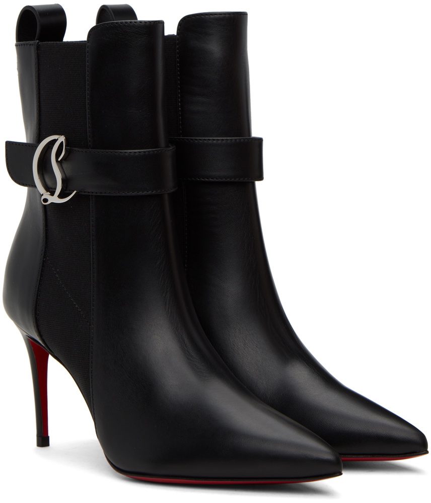Christian Louboutin Black So CL 85 Chelsea Boots