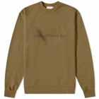 Museum of Peace and Quiet MoP&Q Crew Neck Sweat in Olive