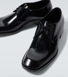 Saint Laurent Vadim polished leather Derby shoes