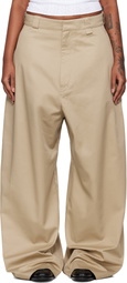 WILLY CHAVARRIA Beige Cholo Chino Trousers