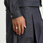 Tom Wood Kim Mother Of Pearl Ring in Silver/White