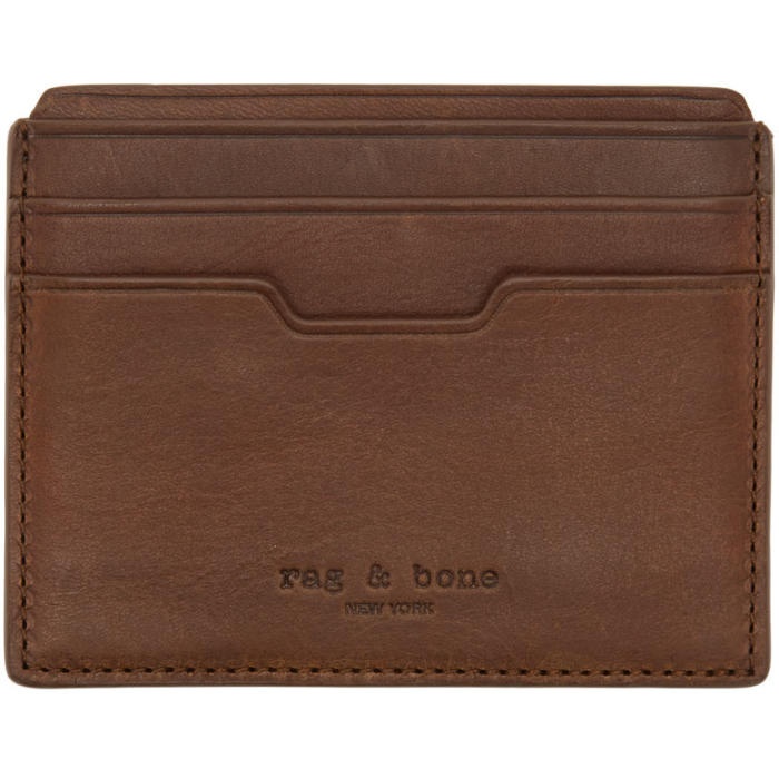 Photo: Rag and Bone Brown Leather Card Holder