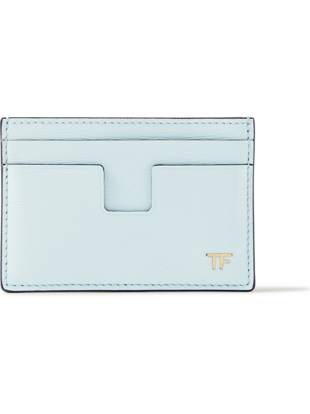 Photo: TOM FORD - Textured-Leather Cardholder - Blue