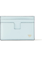 TOM FORD - Textured-Leather Cardholder - Blue