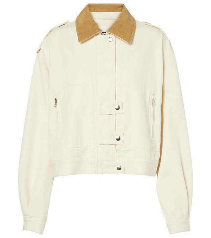 Photo: Marant Etoile Julie corduroy-trimmed denim jacket