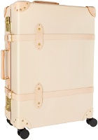 Globe-Trotter Off-White Safari Large Check-In 4 Wheels Suitcase