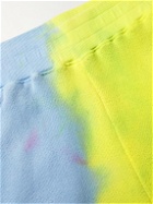 The Elder Statesman - Reflection Wide-Leg Tie-Dyed Cotton-Blend Jersey Sweatpants - Multi