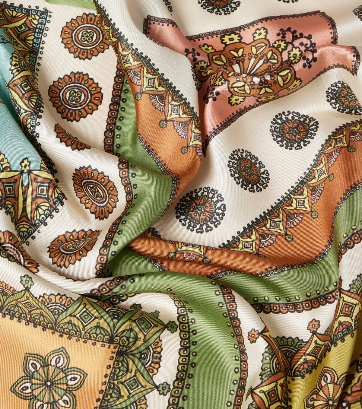 Alémais Contina Tiles silk scarf