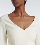 Safiyaa Sintien ruffled crêpe top