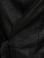 RICK OWENS - Hollywood Leather Self-tie Jacket