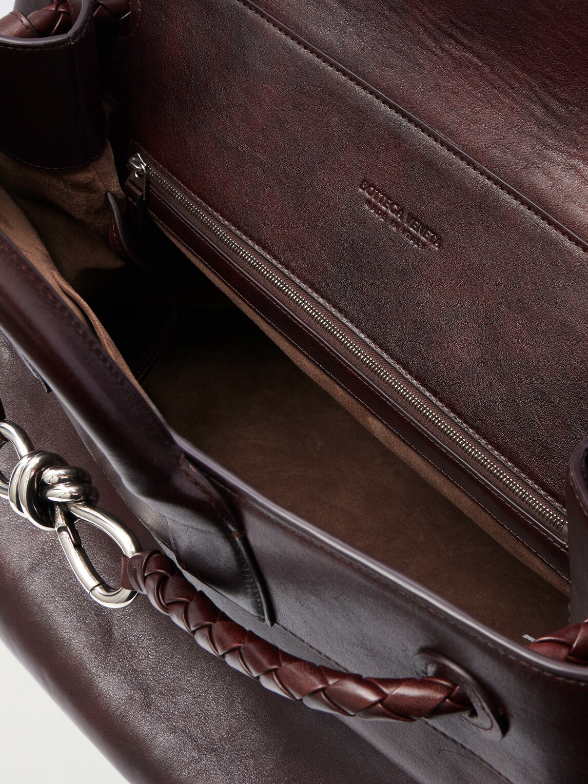 Bottega Veneta - Andiamo Large Leather Messenger Bag