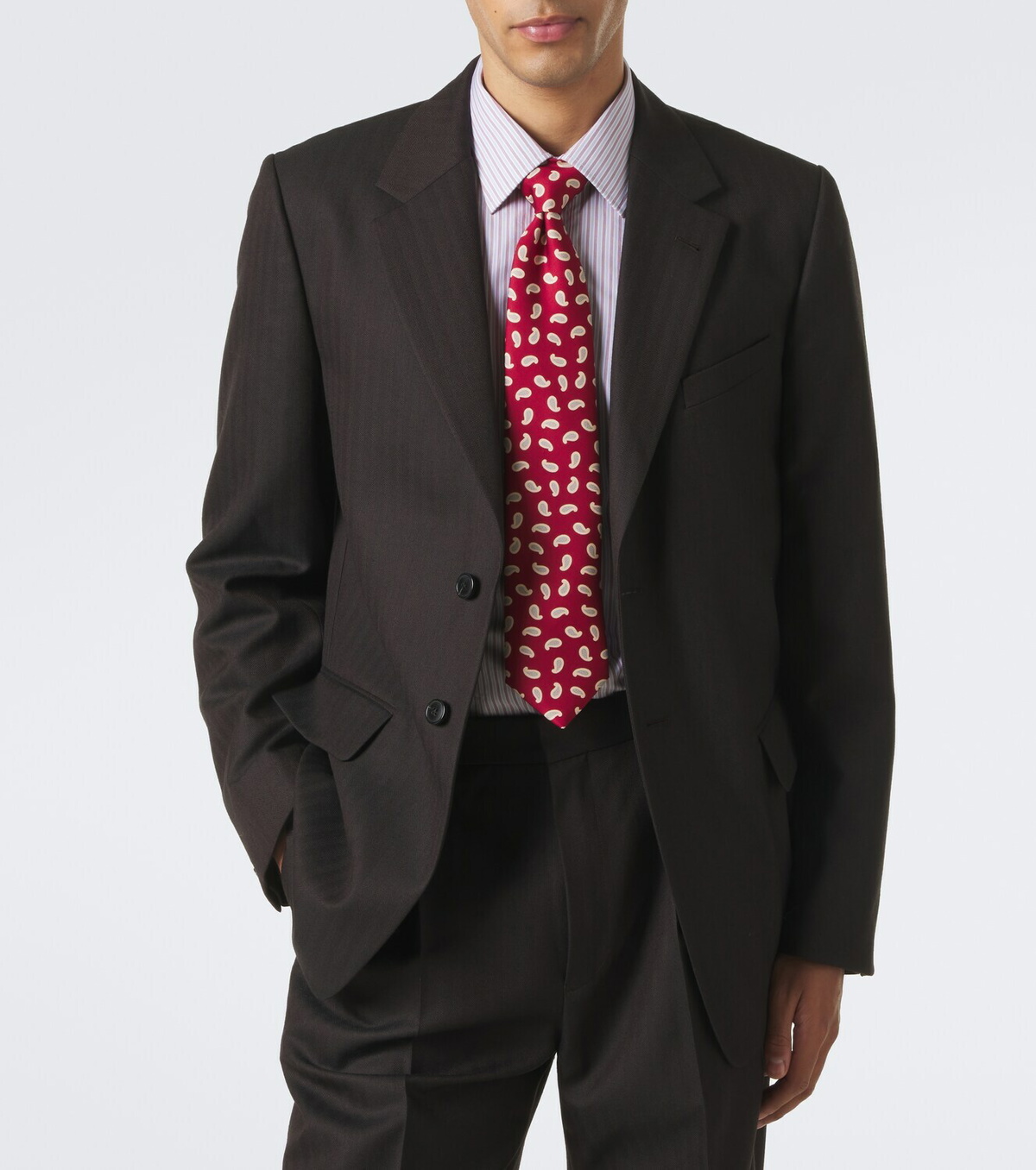 Charvet Paisley silk twill tie