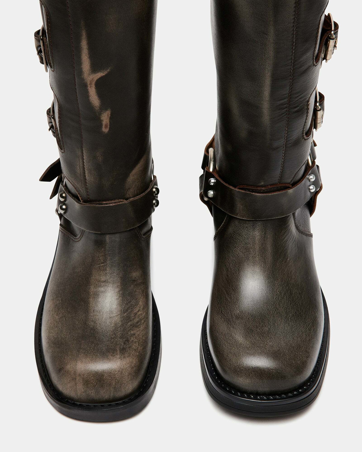 Steve Madden Rockyy Boots in Brown