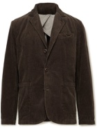 Alex Mill - Unstructured Garment-Dyed Cotton-Corduroy Blazer - Brown