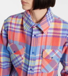 God's True Cashmere Creator plaid cashmere shirt