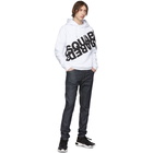 Dsquared2 White Logo Hoodie