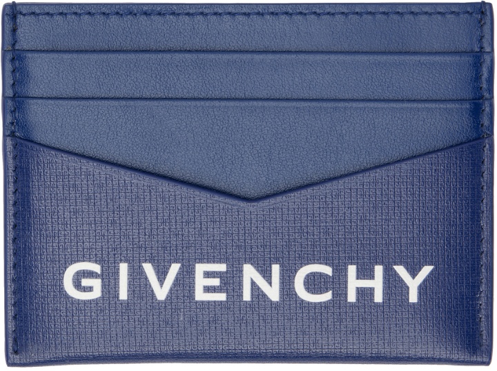 Photo: Givenchy Blue 4G Card Holder