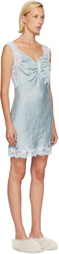 Collina Strada Blue Raina Minidress