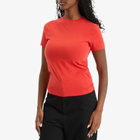 Entire Studios Women's Mini T-Shirt in Cherry