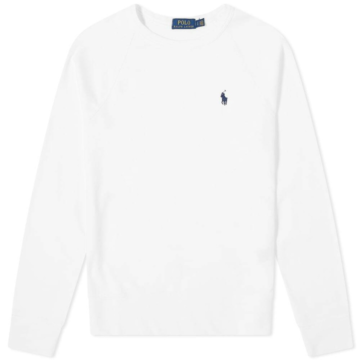 Photo: Polo Ralph Lauren Men's Lightweight Crew Sweat in White