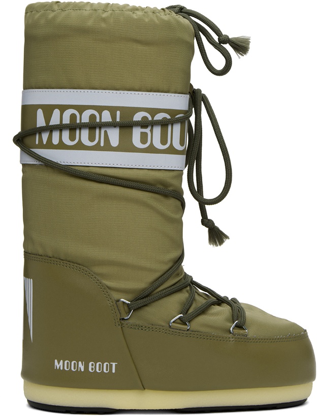 Photo: Moon Boot Khaki Icon Boots