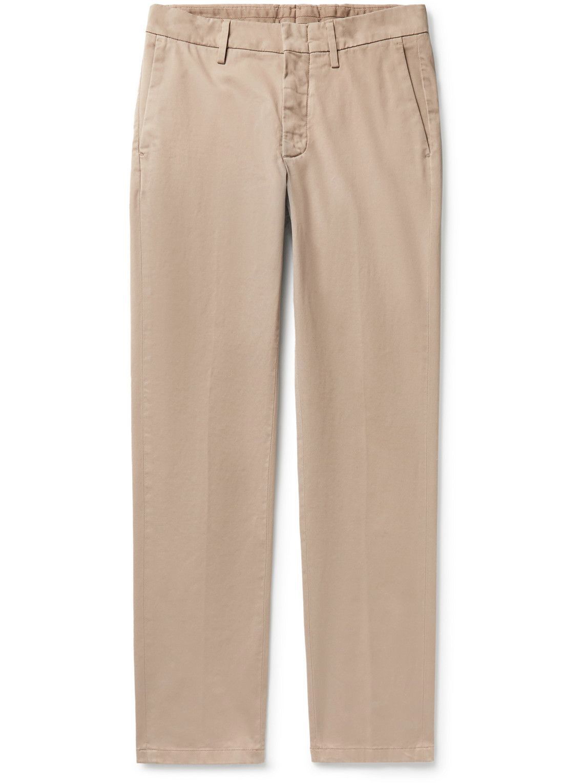 Dunhill - Slim-Fit Stretch-Cotton Twill Chinos - Neutrals Dunhill