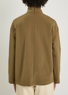 Nanushka Sitara Paper-jersey top Brown