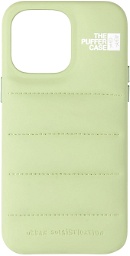 Urban Sophistication Green 'The Puffer' iPhone 14 Pro Max Case