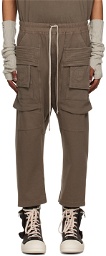 Rick Owens DRKSHDW Gray Creatch Cargo Pants