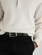 Montblanc - 3.5cm Reversible Textured-Leather Belt