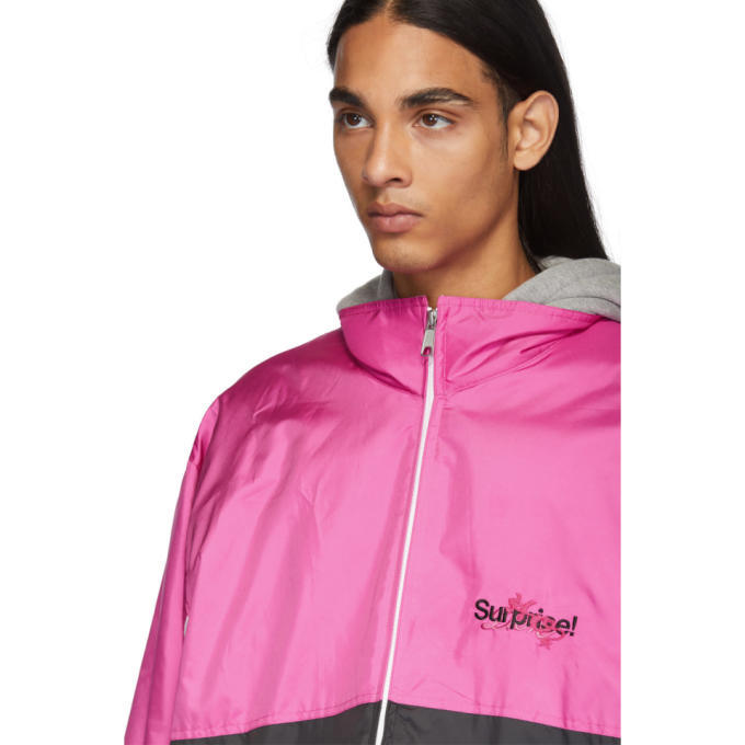 Doublet Pink Chaos Embroidery Track Jacket Doublet