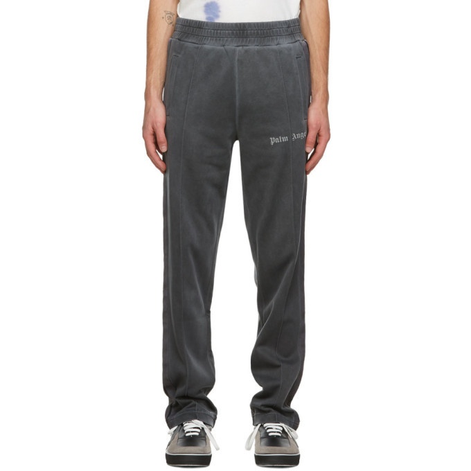 Photo: Palm Angels Grey Garment-Dyed Lounge Pants