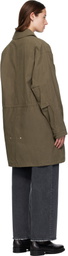 COOR Khaki Waxed Mill Coat
