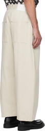 SAGE NATION Beige Welt Jeans