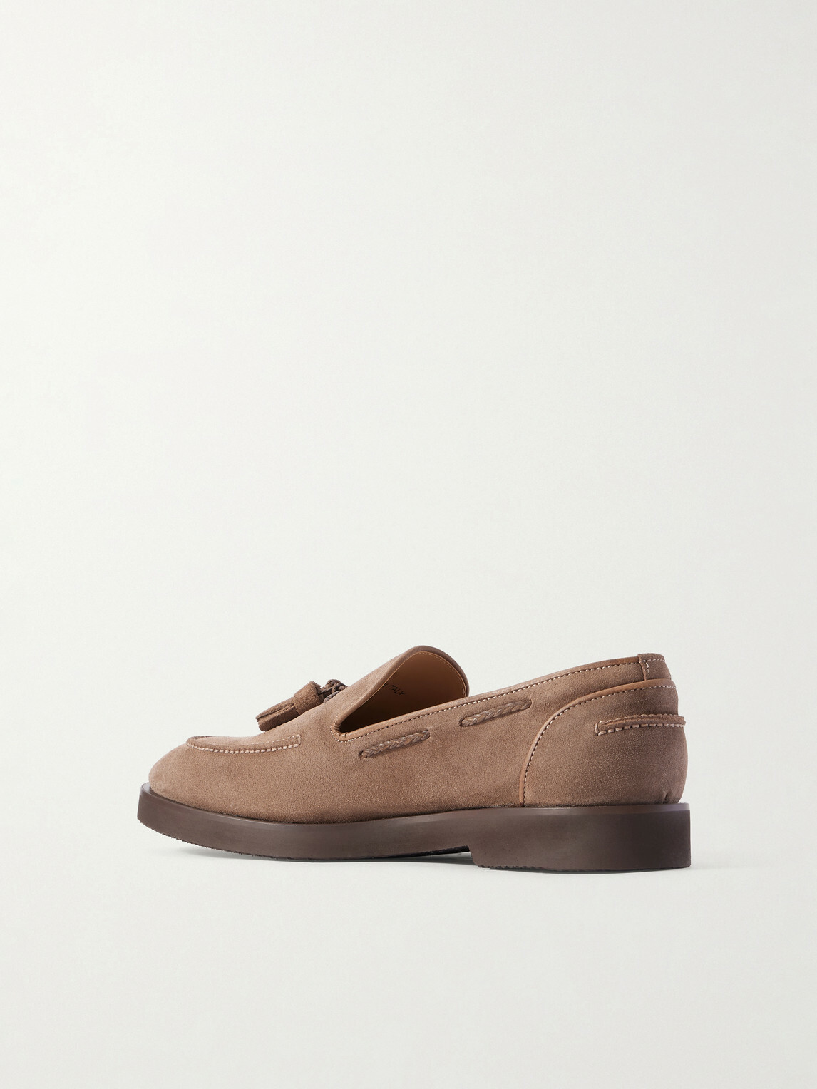 Mr P. - Tasselled Suede Loafers - Brown