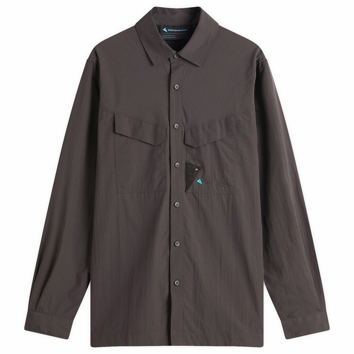Klättermusen Men's Syn Long Sleeve Shirt in Raven