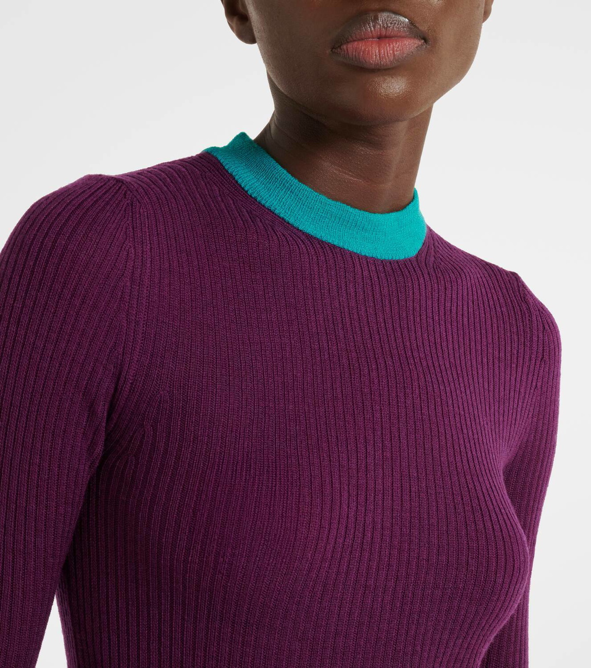 Chloé Ribbed-knit wool sweater